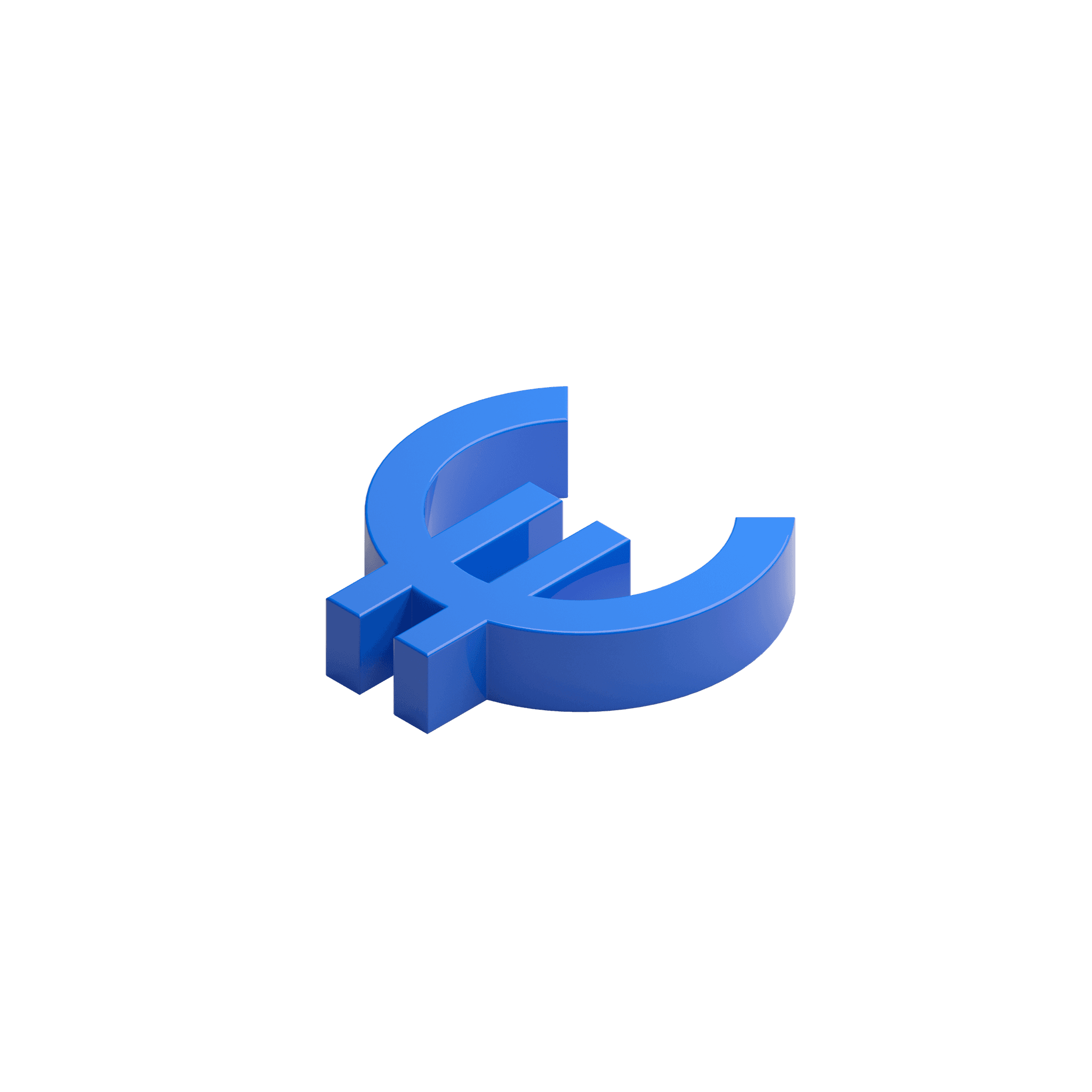 Euro coin illustration